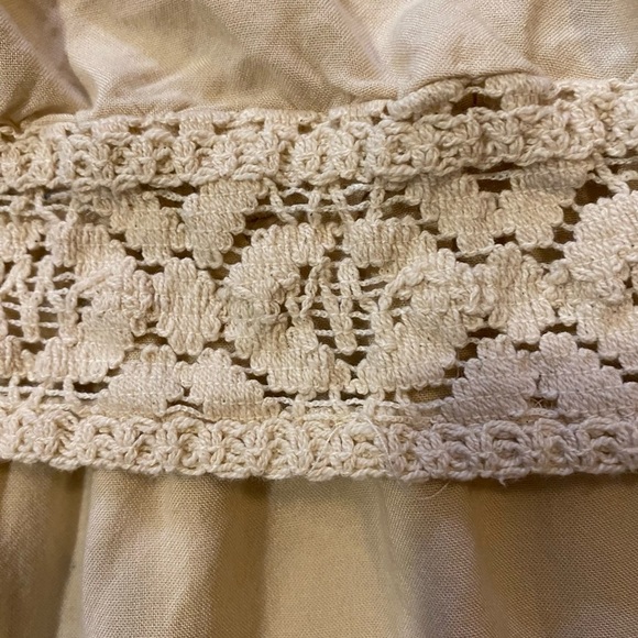 Japna Cream strapless Summer Jumper Flare Ankle Leg 100% Rayon - Picture 6 of 10